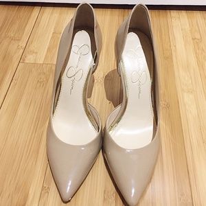Jessica Simpson Claudette Nude High Heels